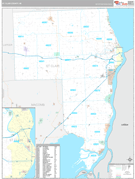 St. Clair County, MI Digital Map Premium Style